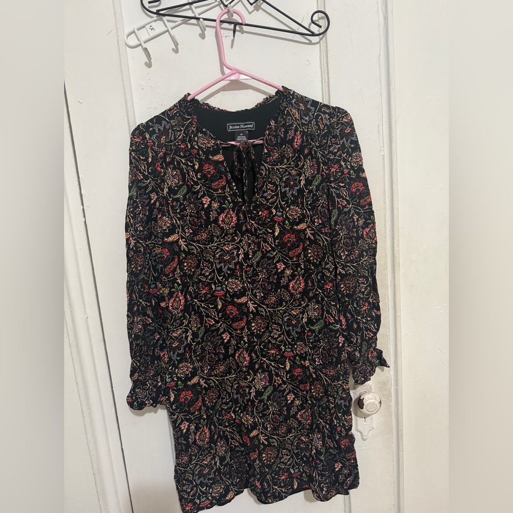 Floral Black Dress/ woman’s SZ 8P